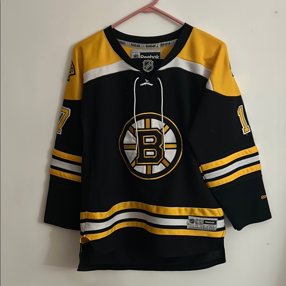 Reebok Black and Yellow Hockey Jersey